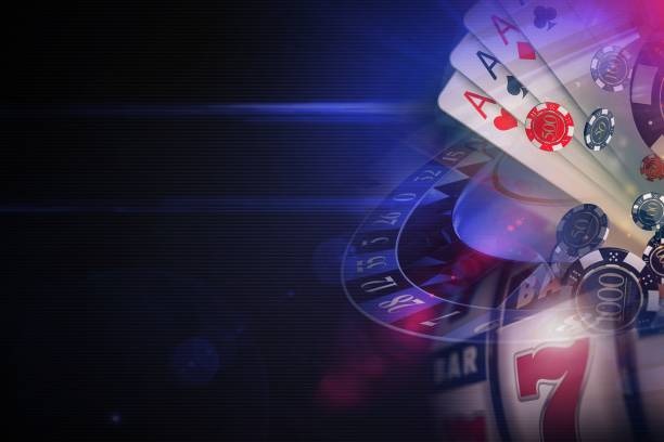Dealer dealing cards during live poker